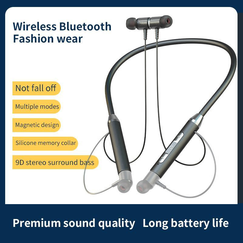 YD08-2 Wireless 5.0 Plug-in Card Hanging Neck Headphone Magnetic Sports In-Ear Earphone YD08-2 Wireless 5.0 Plug-in Card Hanging Neck Headphone Magnetic Sports In-Ear Earphone
